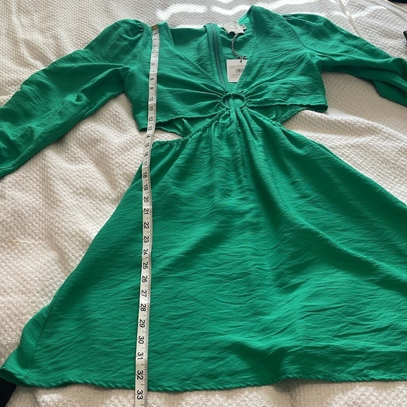 5 for $25 Molly Bracken Lili Sidonio Mod Dress with Cut Out Green size‎ XS NWT - Picture 10 of 14